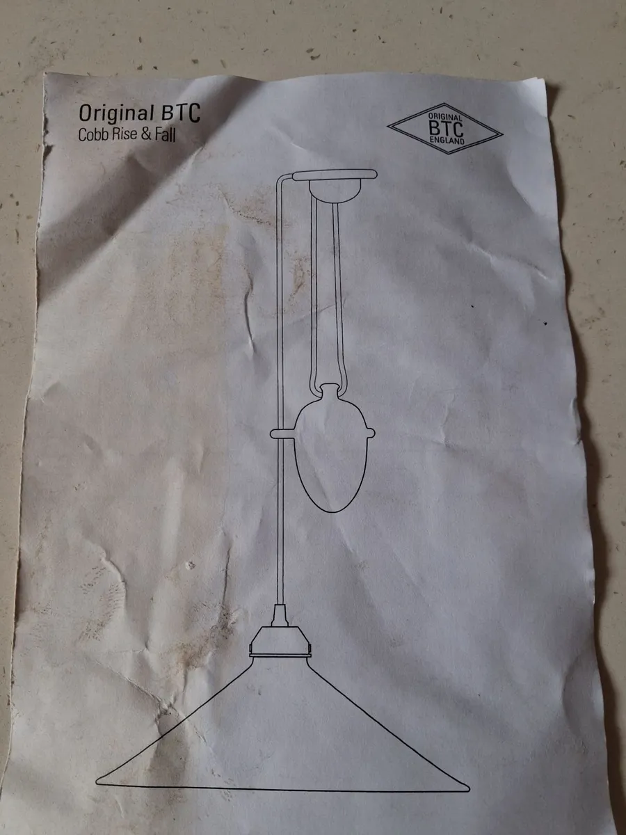 Rise and fall pendant lamp - Image 4