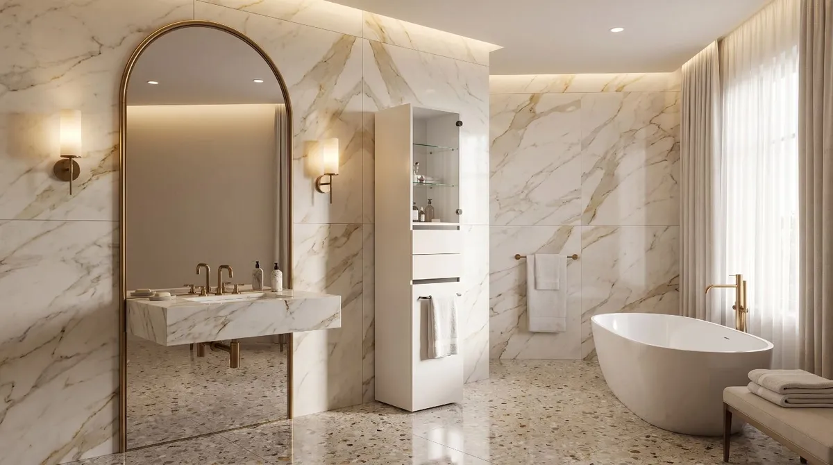 Floor standing Italian Bathroom cabinet - Image 2
