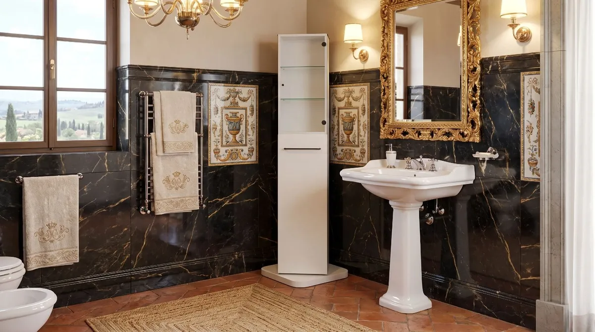 Floor standing Italian Bathroom cabinet - Image 3