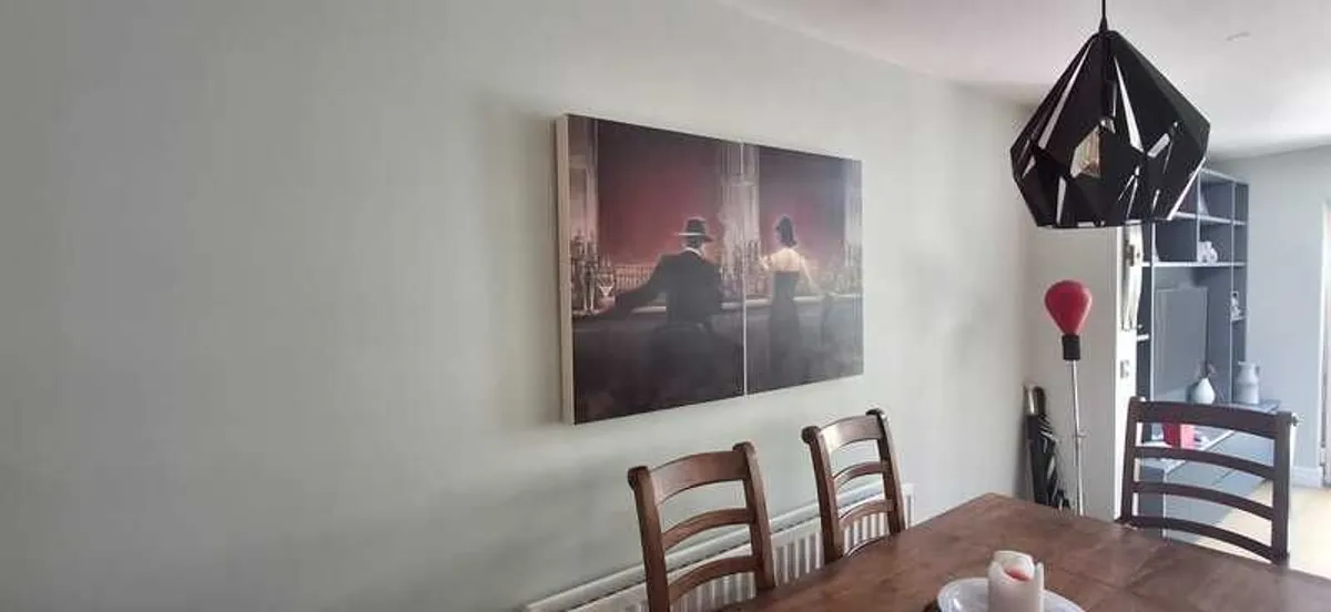 Evening Lounge Canvas by Brent Lynch Art - Image 1