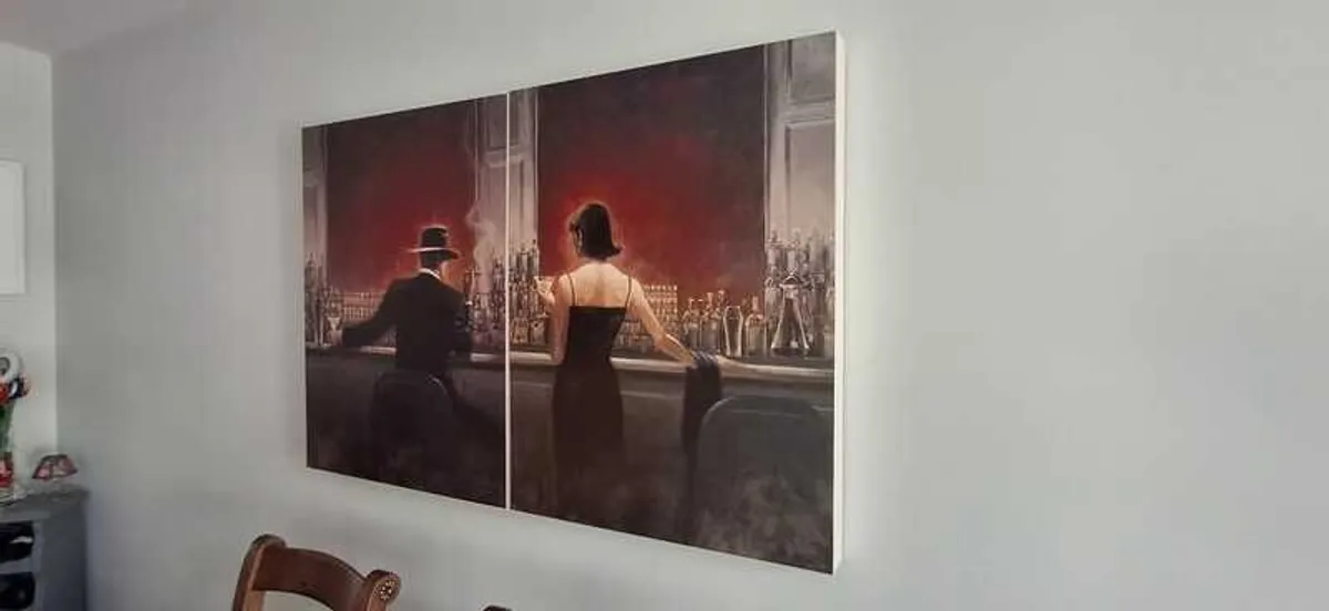 Evening Lounge Canvas by Brent Lynch Art - Image 4