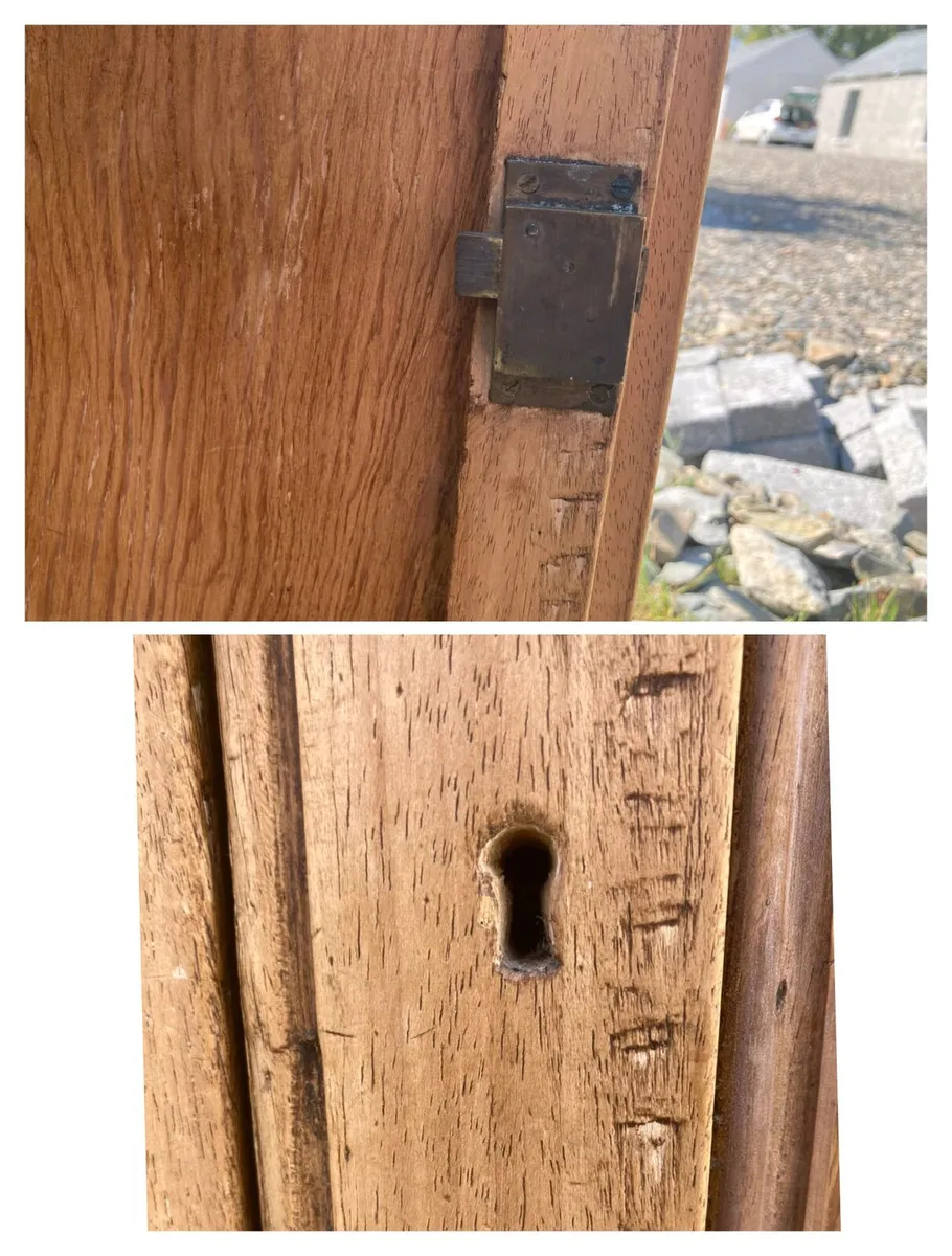 Antique oak cupboard - Image 2