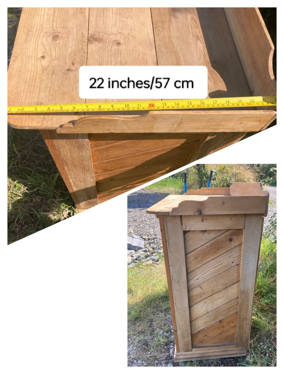 Antique oak cupboard - Image 3