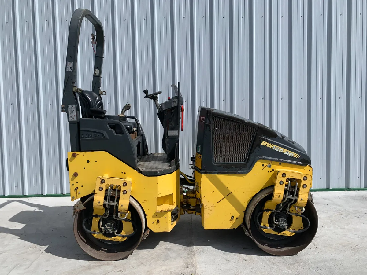 2014 BOMAG BW120AD-5 TWIN DRUM ROLLER FOR AUCTION - Image 3