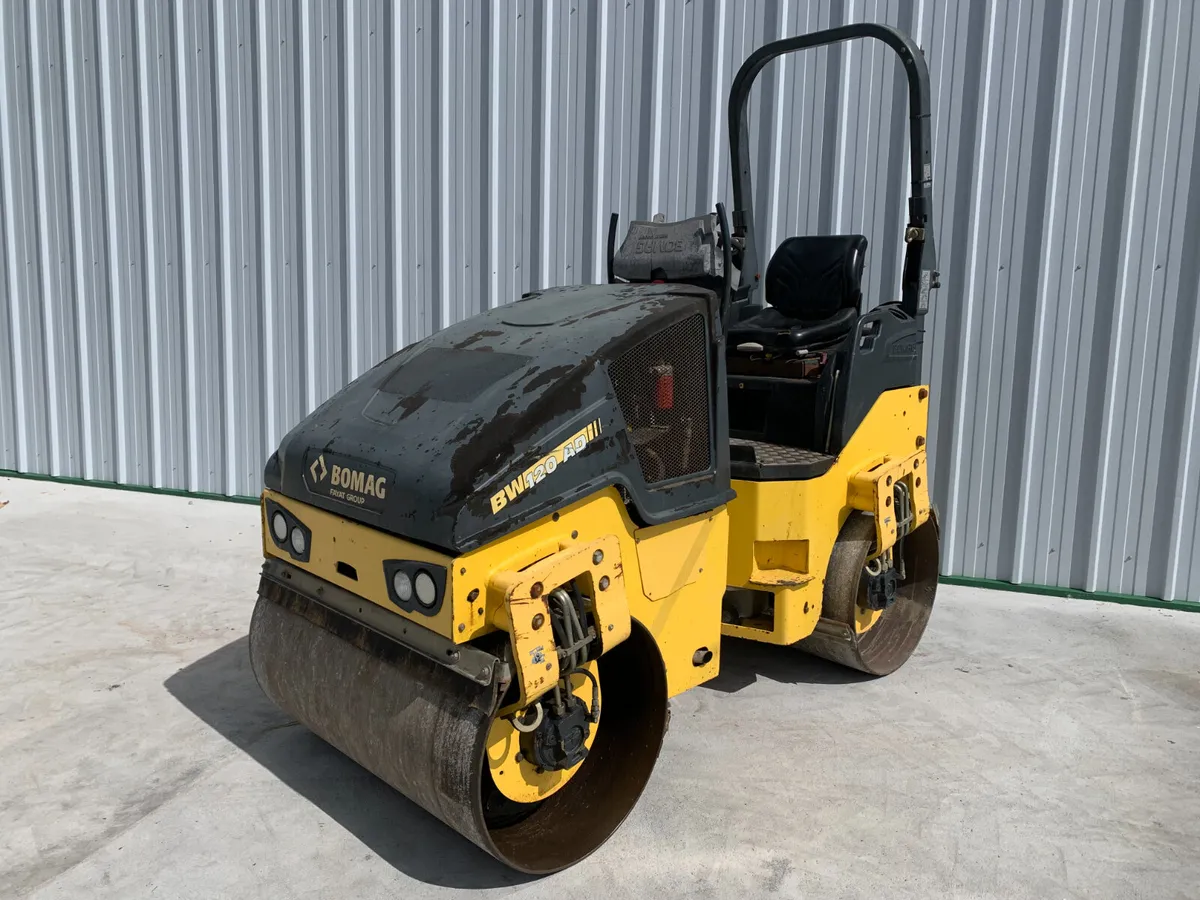 2014 BOMAG BW120AD-5 TWIN DRUM ROLLER FOR AUCTION - Image 1