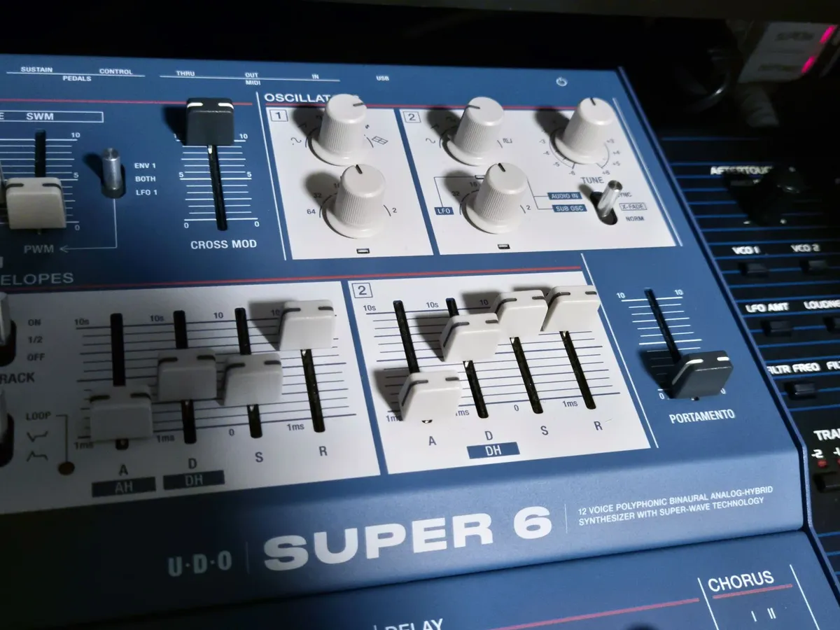 UDO Super 6 Desktop Synth - Limited Edition Blue - Image 1