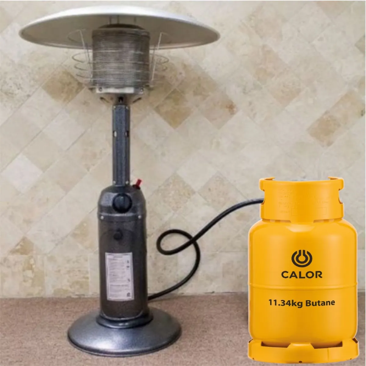 Tabletop Stainless Steel Patio Gas Heater - Image 2