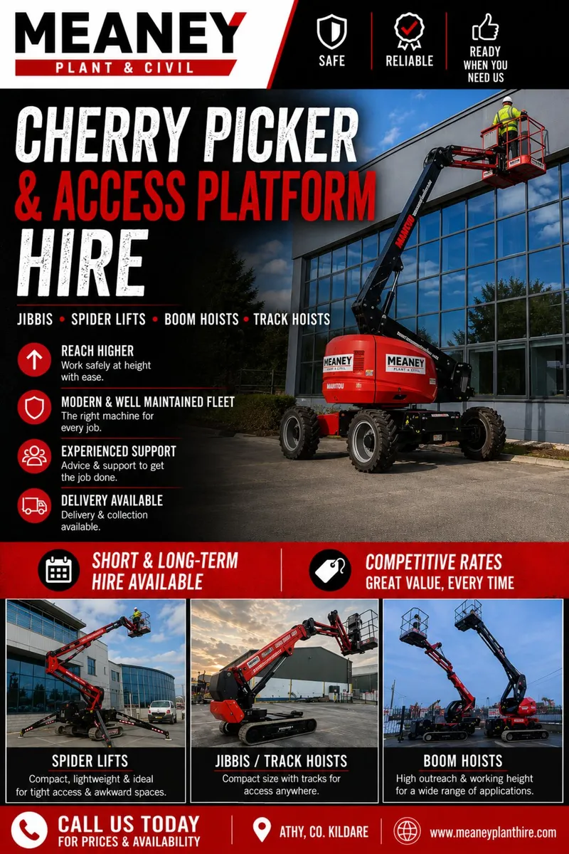 CHERRY PICKER & ACCESS PLATFORM HIRE!!!