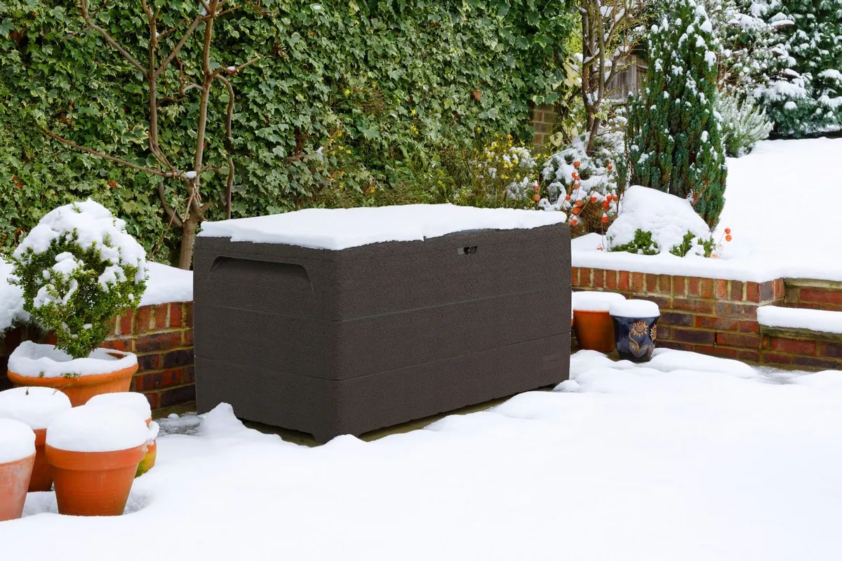 🌟 Durabox 416L Patio Storage Box – Brown - Image 2