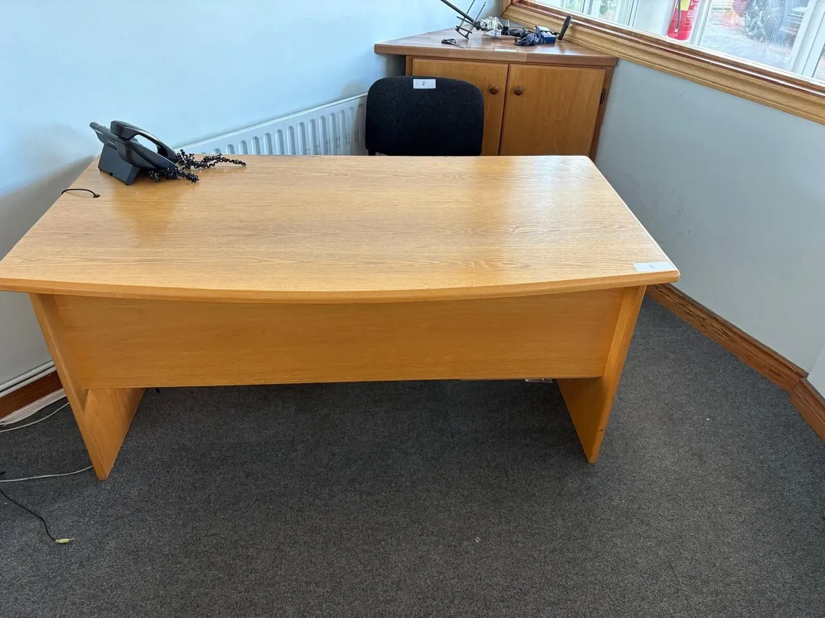 Office Desks & Shelving Unit - Image 3