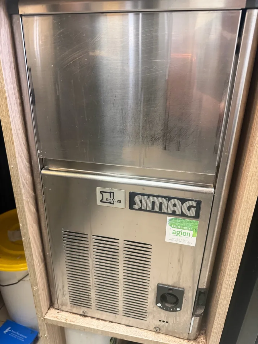 Commercial Simag Ice Machine & JVC TV⁠ - Image 2