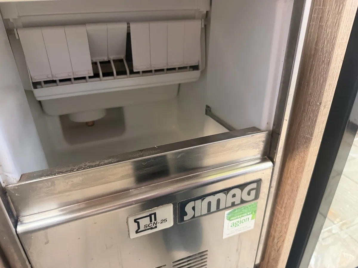 Commercial Simag Ice Machine & JVC TV⁠ - Image 3