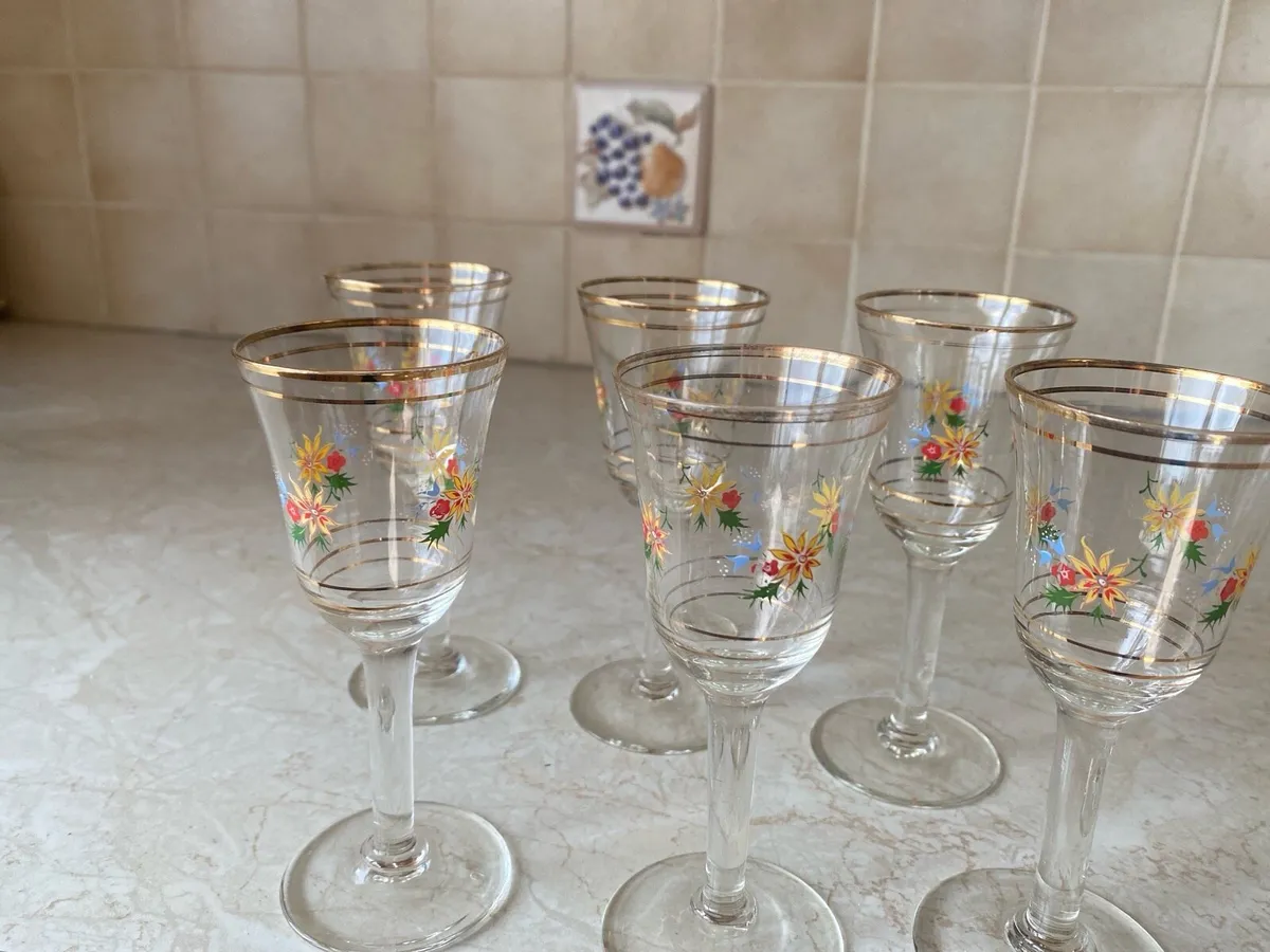 Sherry Glasses Vintage - Image 1
