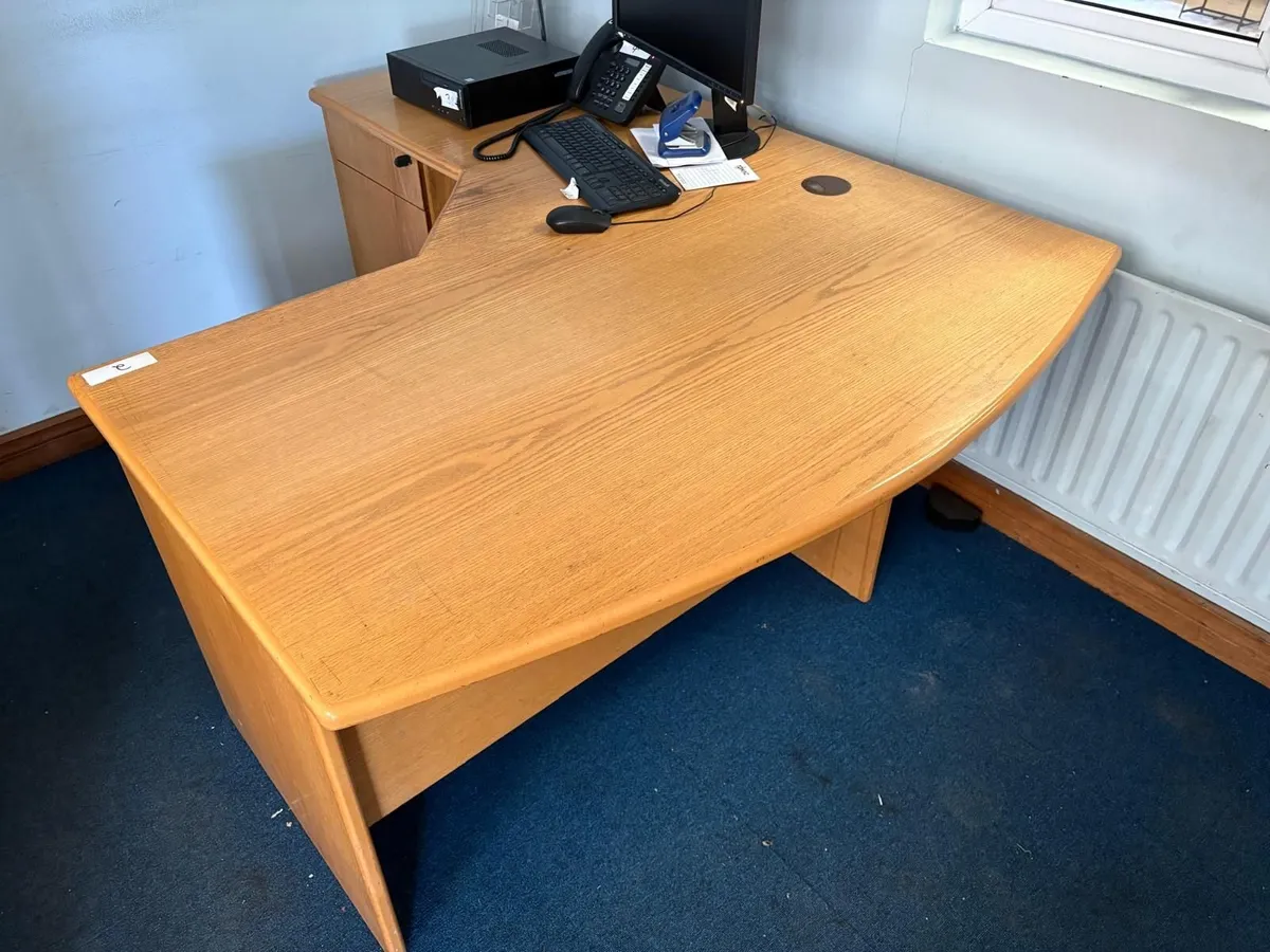 Office Desks & Shelving Unit - Image 2