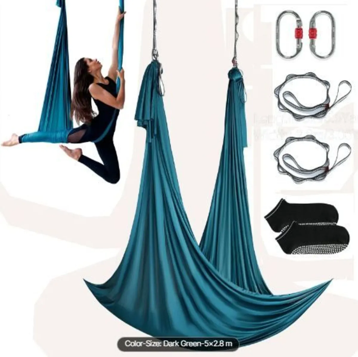 Aerial Yoga Hammock & Swing, 5.5 Yards - Image 3
