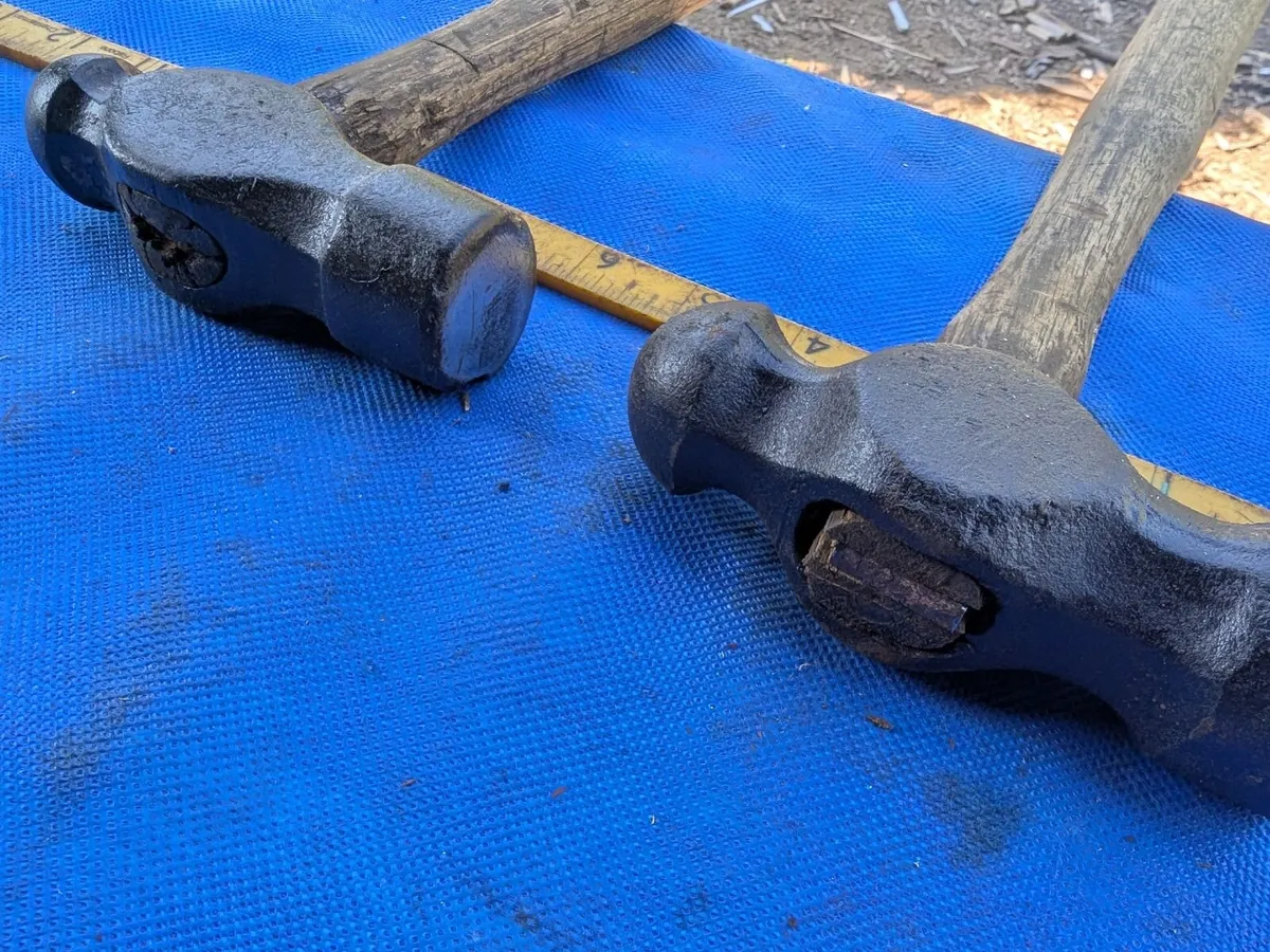 Pair of Ball Pein Hammers - Image 4