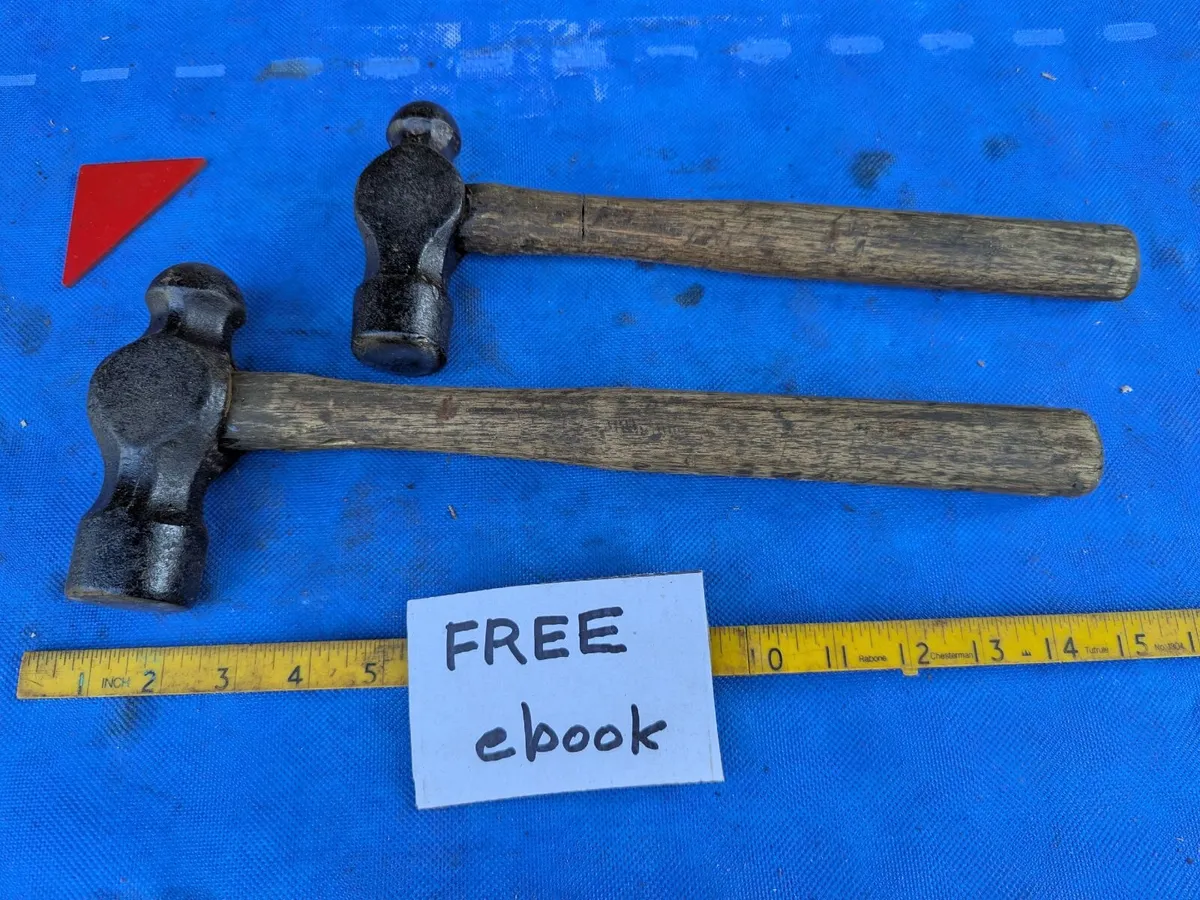 Pair of Ball Pein Hammers - Image 1