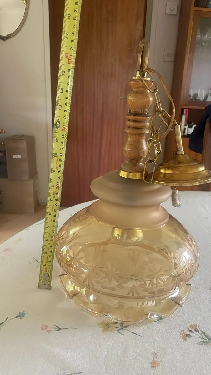 Vintage pendant light fitting - Image 2