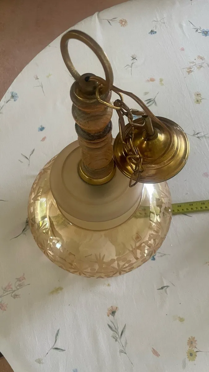 Vintage pendant light fitting - Image 3