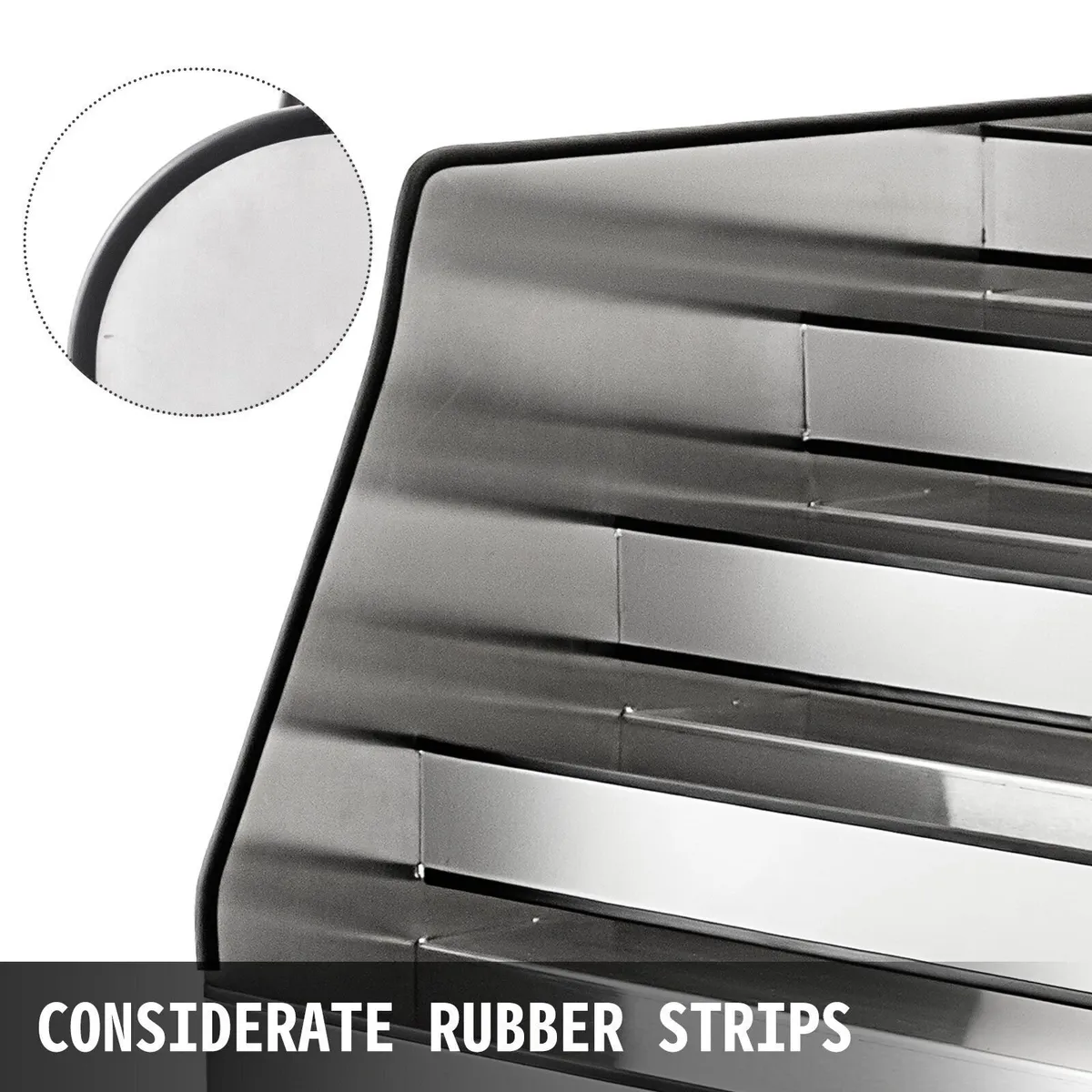 24-Inch 5-Tier Stainless Steel Bottle Rack - Image 4