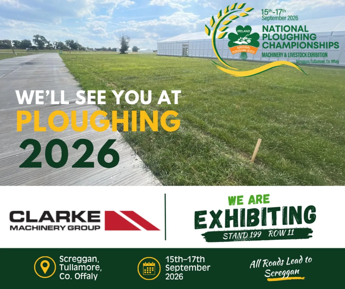 CLARKE MACHINERY AT THE PLOUGHING 2026 !