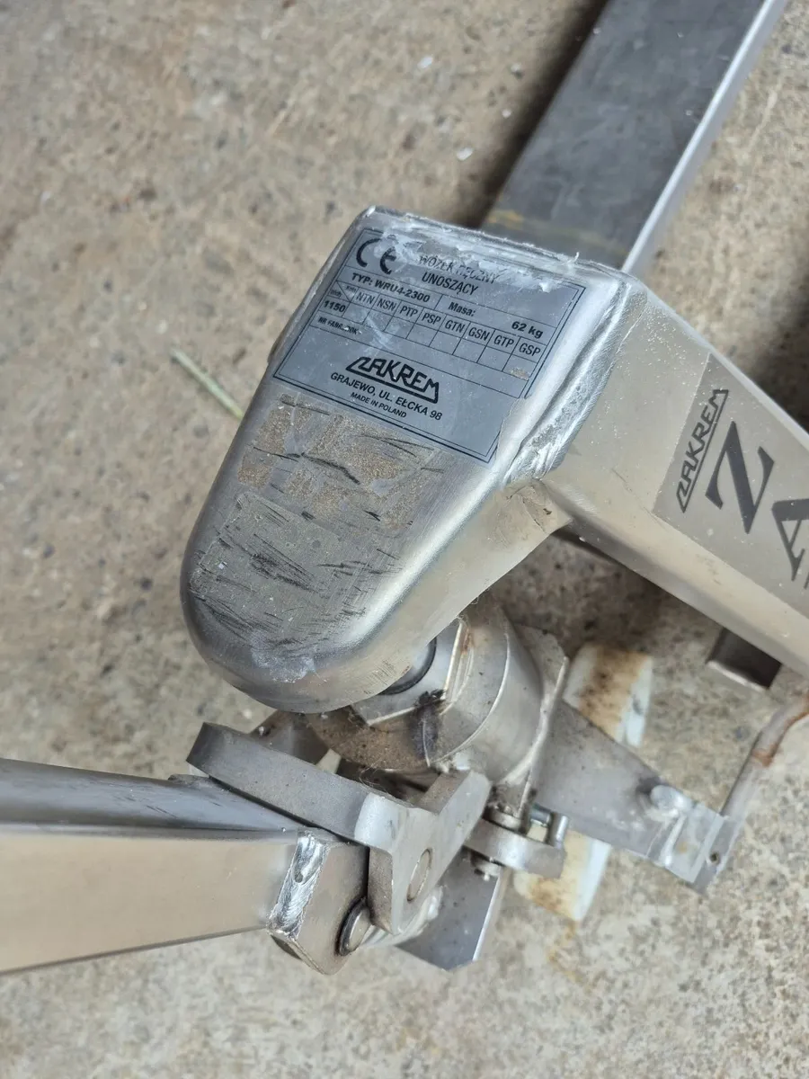 Stainless steel pallet truck - Image 2