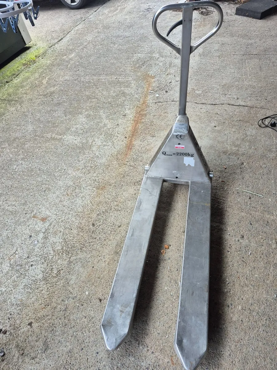 Stainless steel pallet truck - Image 1