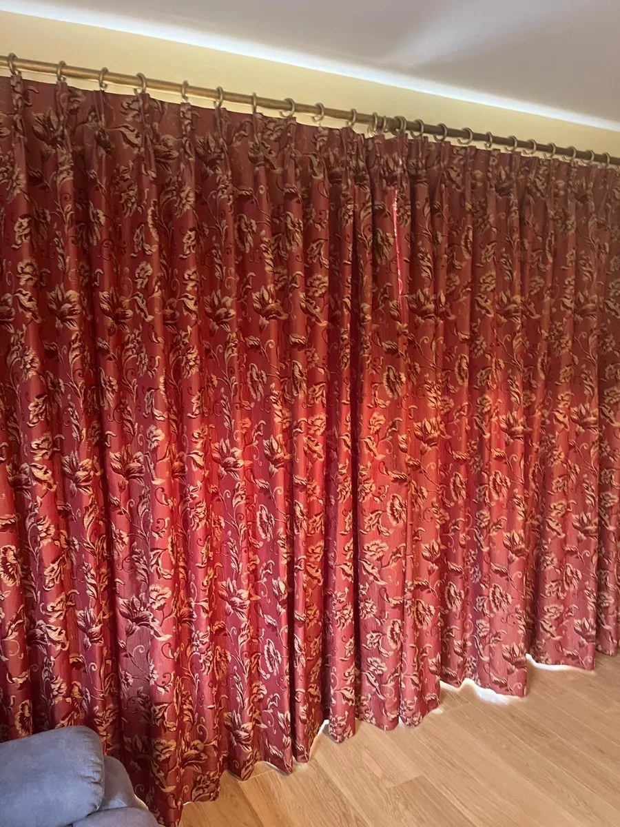 Ref floral curtains - Image 1