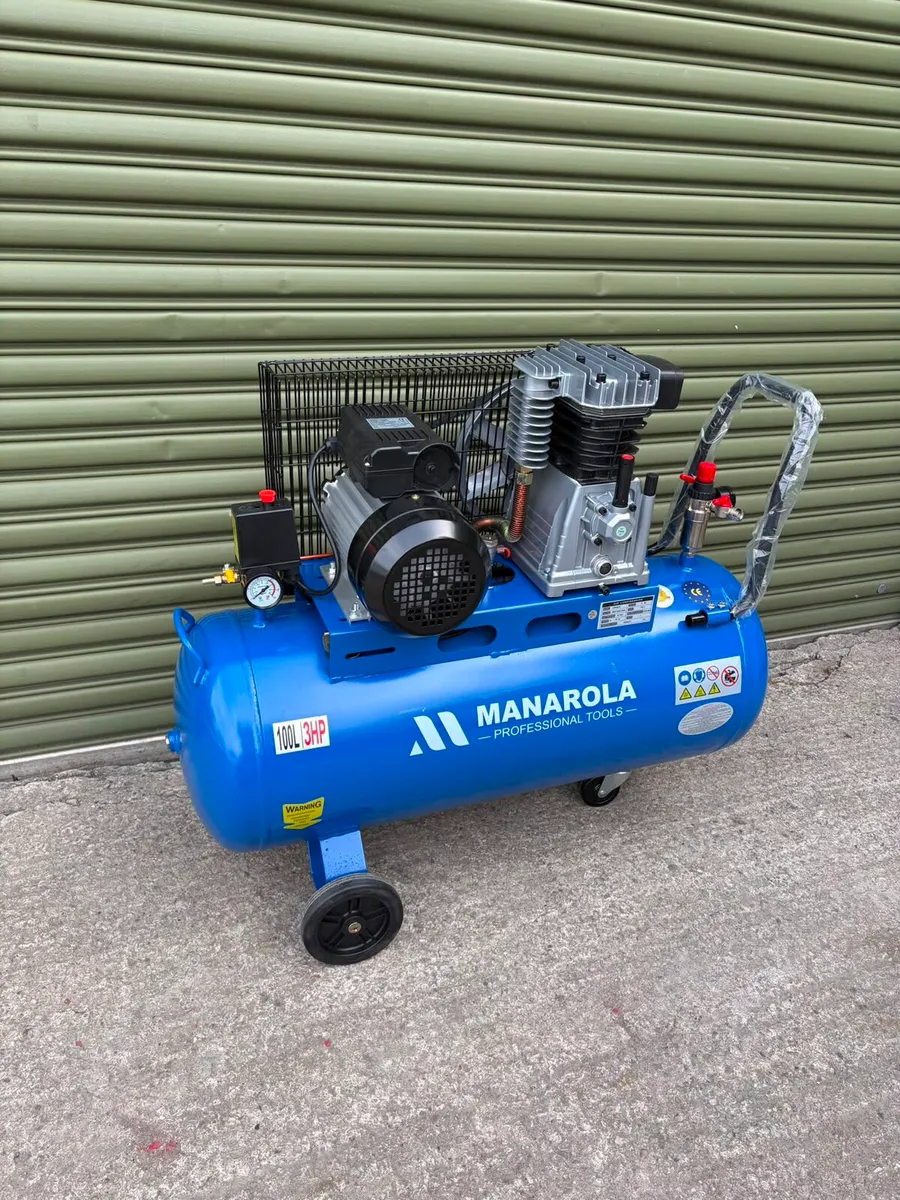 Brand New Manarola 100L 3HP Compressor - Image 3