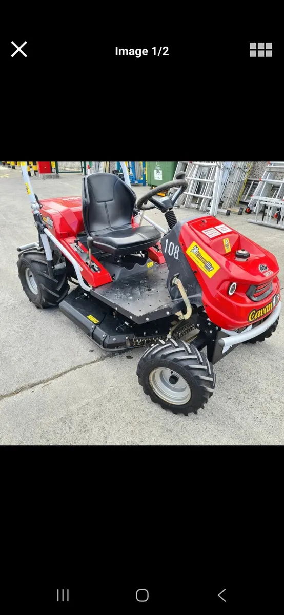 High grass mower