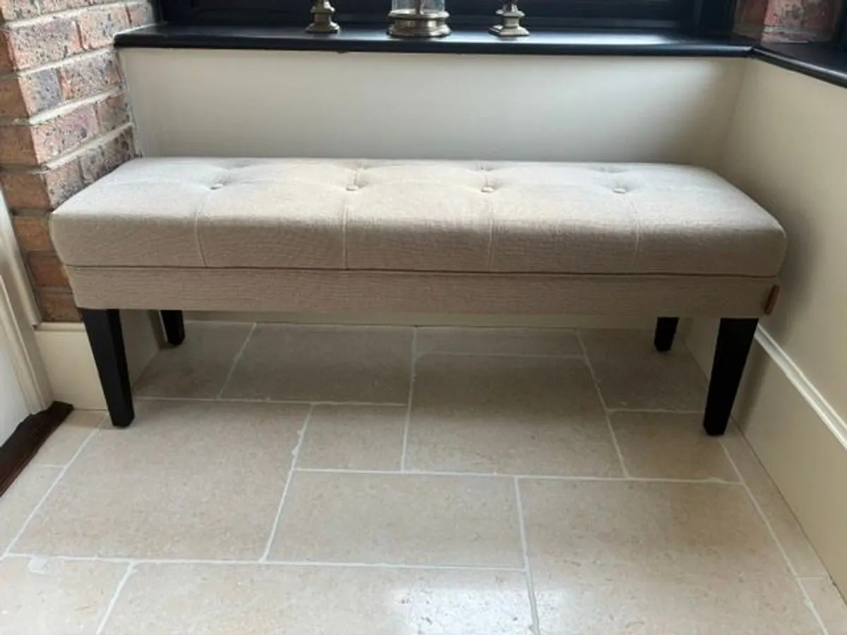 Neptune Upholstered Bench | Excellent Condition - Image 2