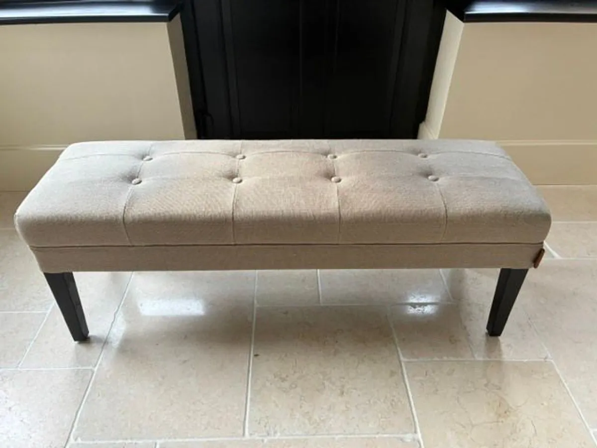 Neptune Upholstered Bench | Excellent Condition - Image 1