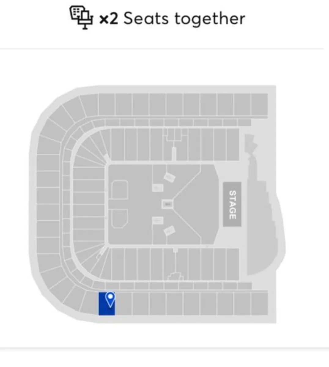 2 x seated Bon Jovi Tickets