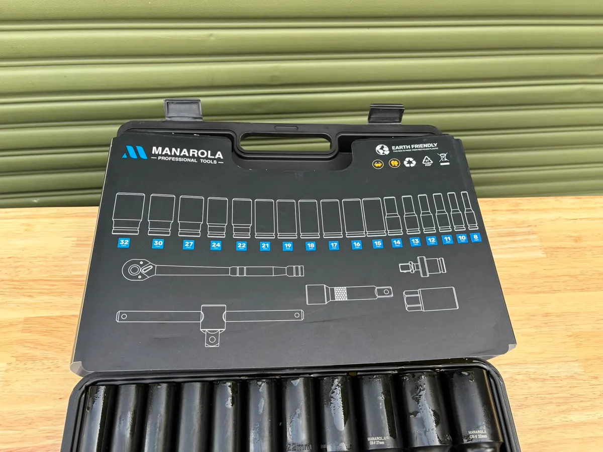 Manarola 23pc 1/2” Deep Impact Socket Set - Image 3