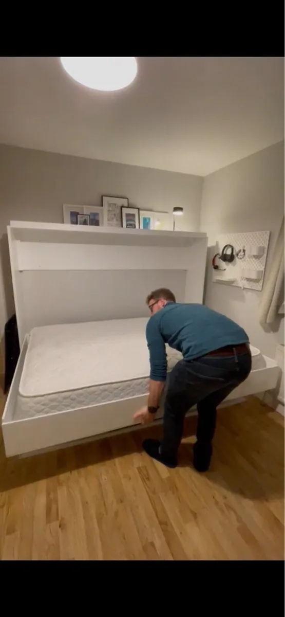 Double Bed Murphy Desk Bed - Image 2