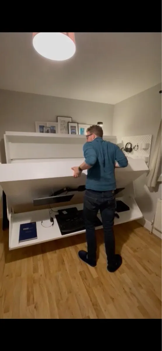 Double Bed Murphy Desk Bed - Image 3