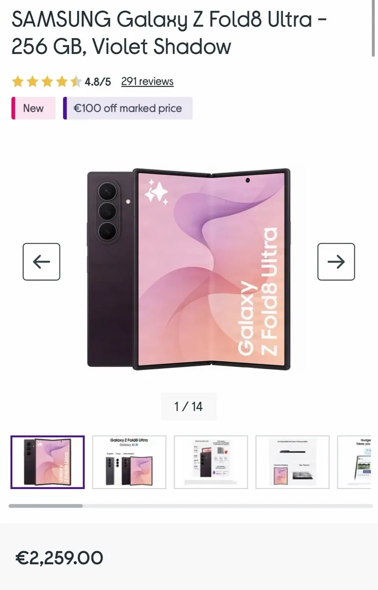 SAMSUNG Galaxy Z Fold8 ULTRA- 12GB | 256GB - Image 4