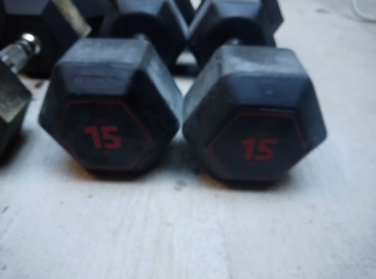 Dumbells Set For Sale - Image 3