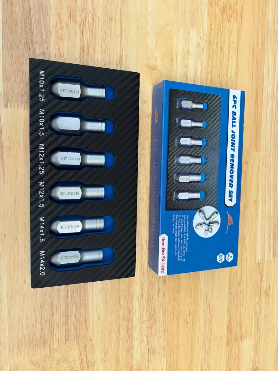 Brand New 6pc Ball Joint Remover Adapter Set Cr-V - Image 1