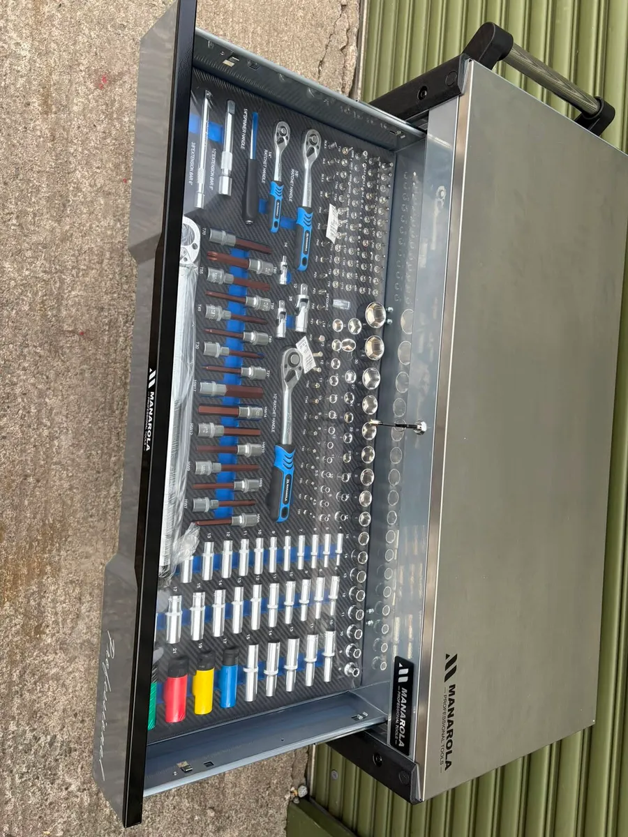 Manarola 12 Drawer Tool Box Fully Loaded With Tool - Image 4