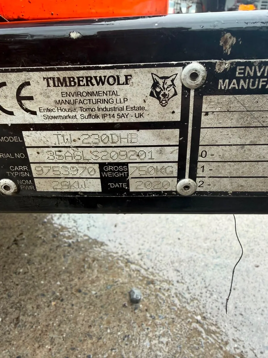 Timberwolf Wood chipper 230 - Image 4