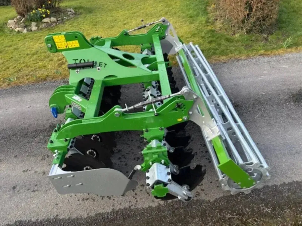 Tolmet 3 Metre Disc Harrow w Crumbler Roller - Image 3