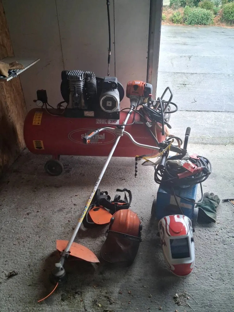 Welder, , Still strimmer.  Husqvarna lawnmower - Image 1