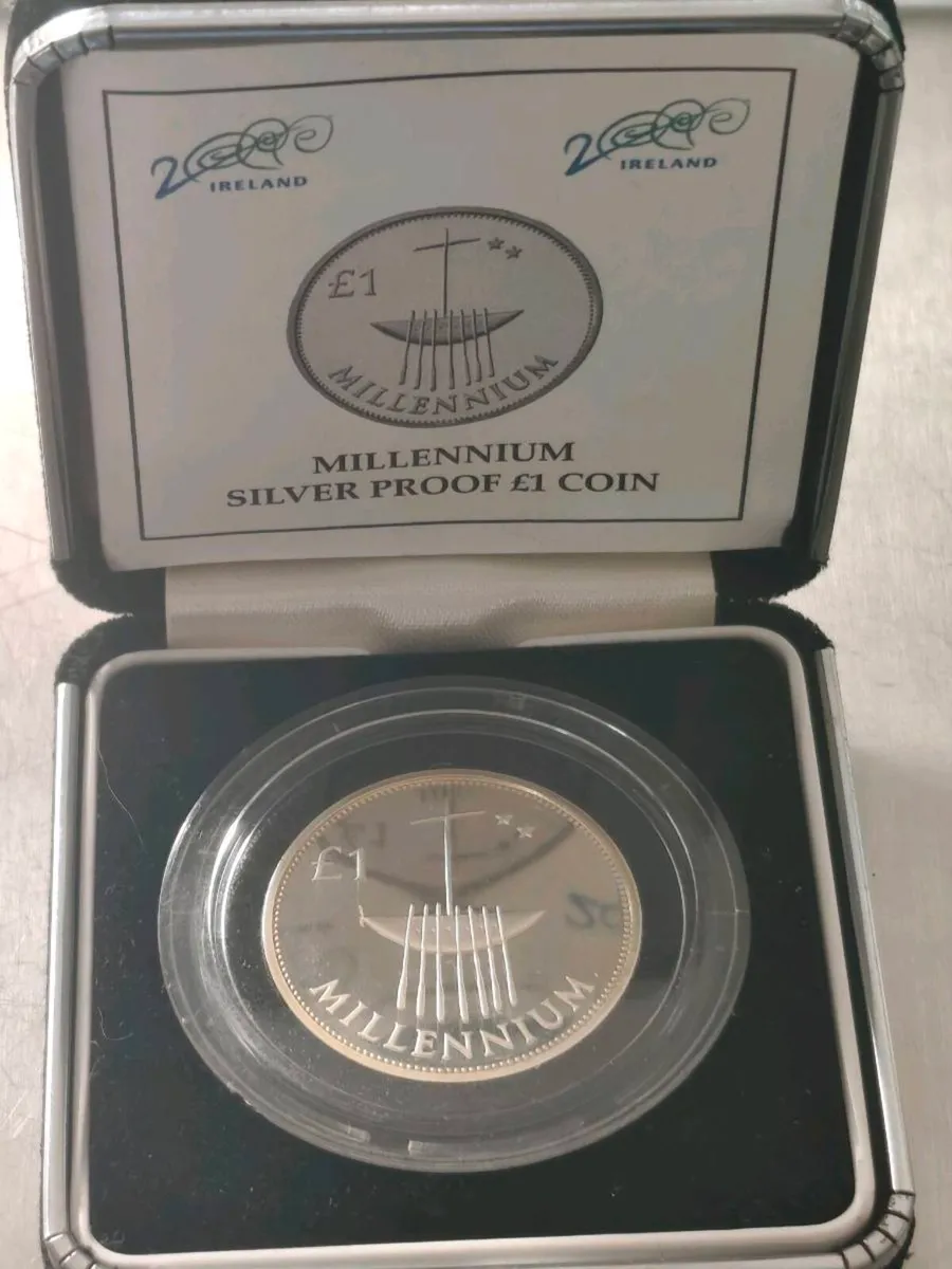 Ireland Millennium silver proof coin - Image 1
