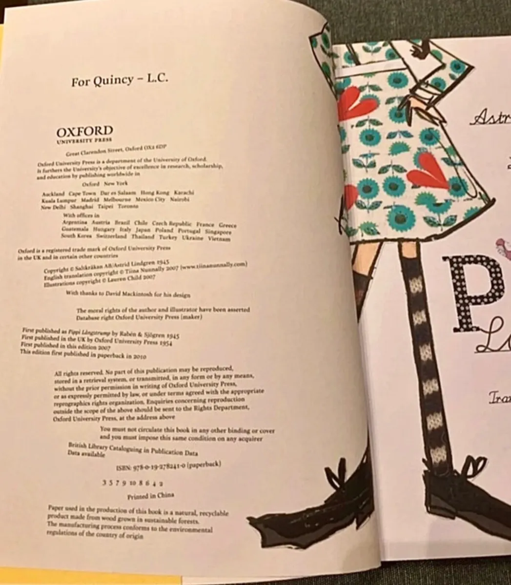 Pippi Longstocking Paperback Book - Image 3