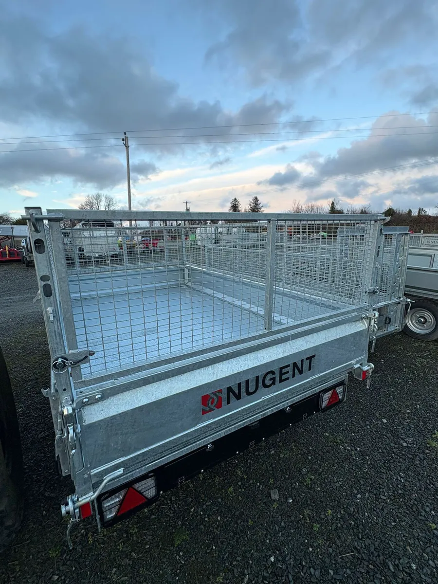 New Nugent Tipper Trailers 10FT c/w Mesh - Image 2