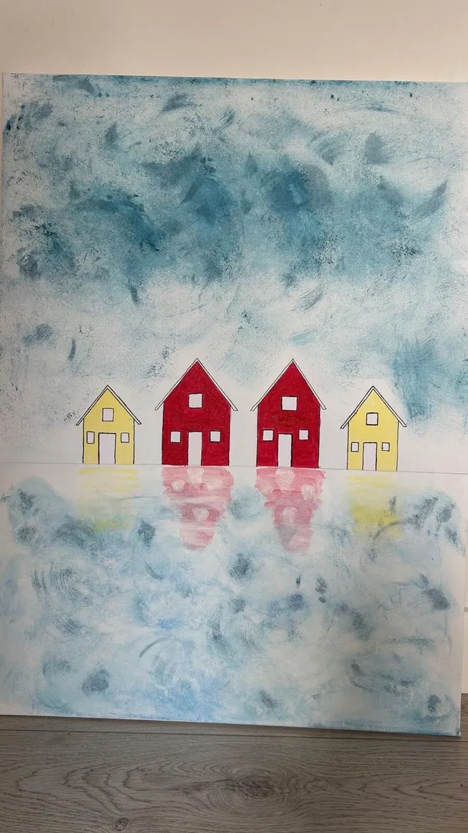 Large abstract painting - Image 1