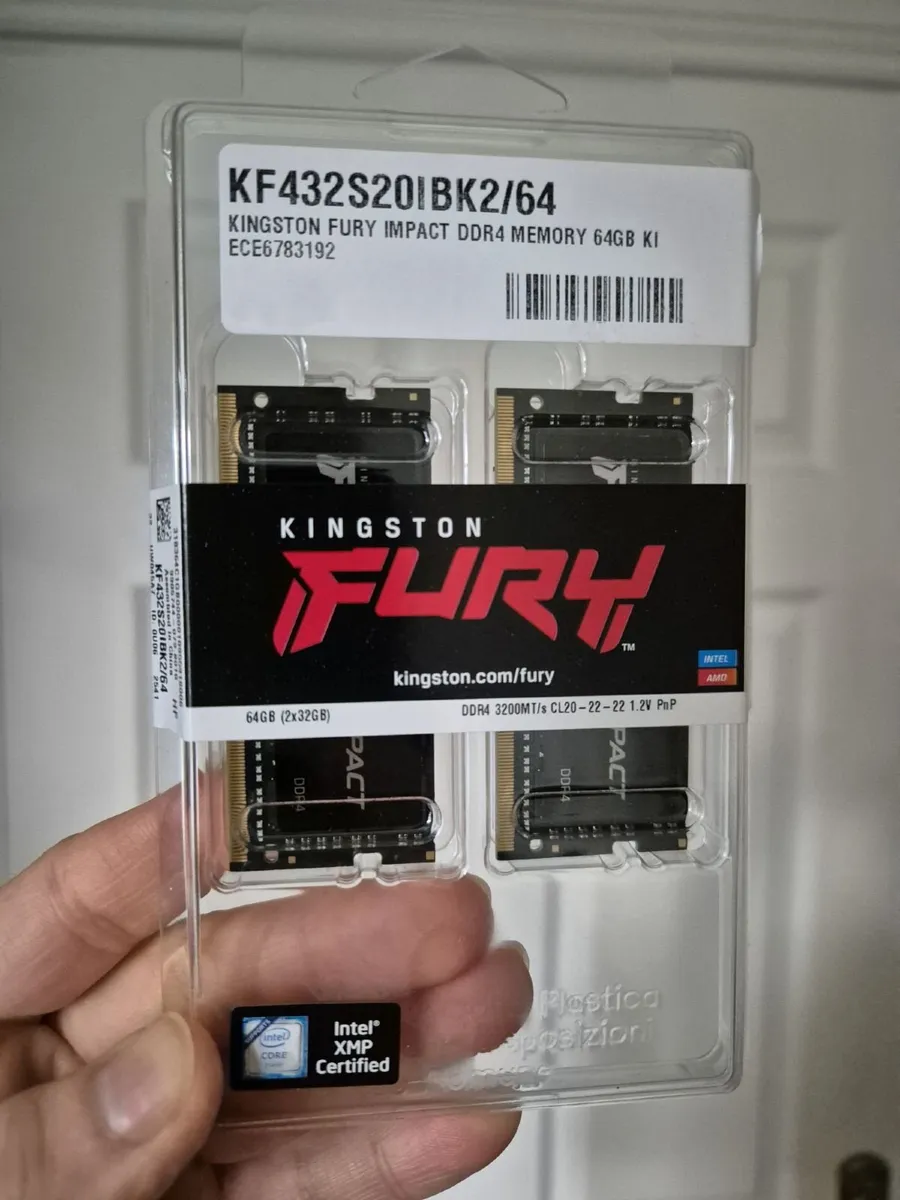 Kingston FURY Impact 64GB, DDR4 laptop RAM, new - Image 1