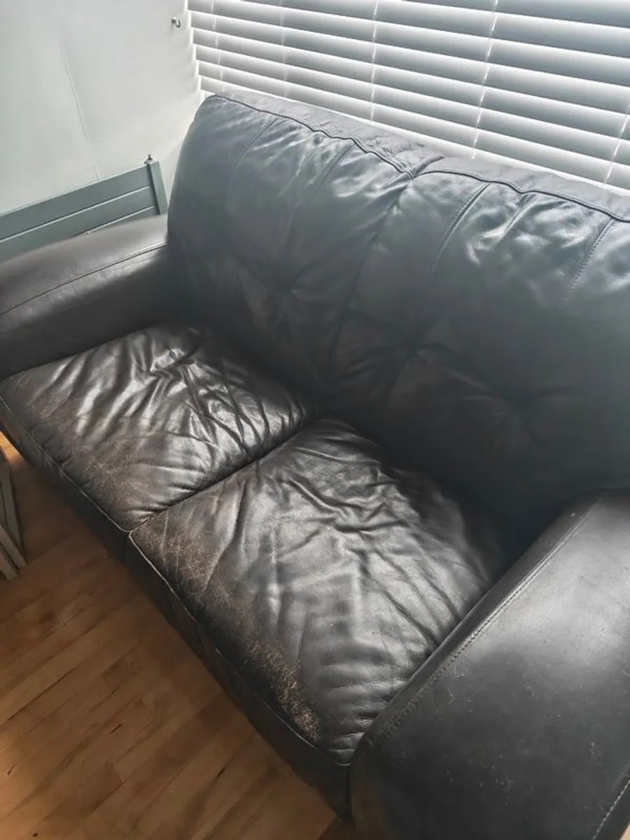 Leather Sofa - Image 2