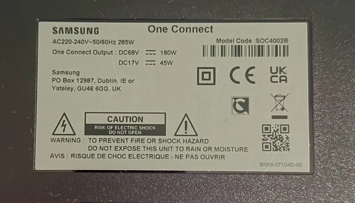 One Connect Samsung 65 Inch Qn95b Neo Qled 4k Tv - Image 3
